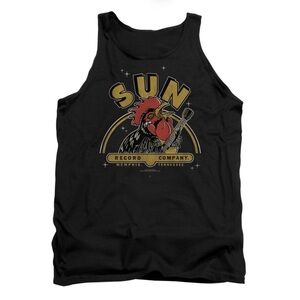 Vintage Sun Records Rocking Rooster Adult Tank Top Black Size XL